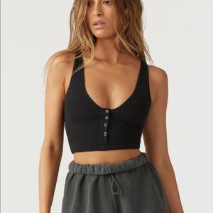 Joah Brown Black Tank